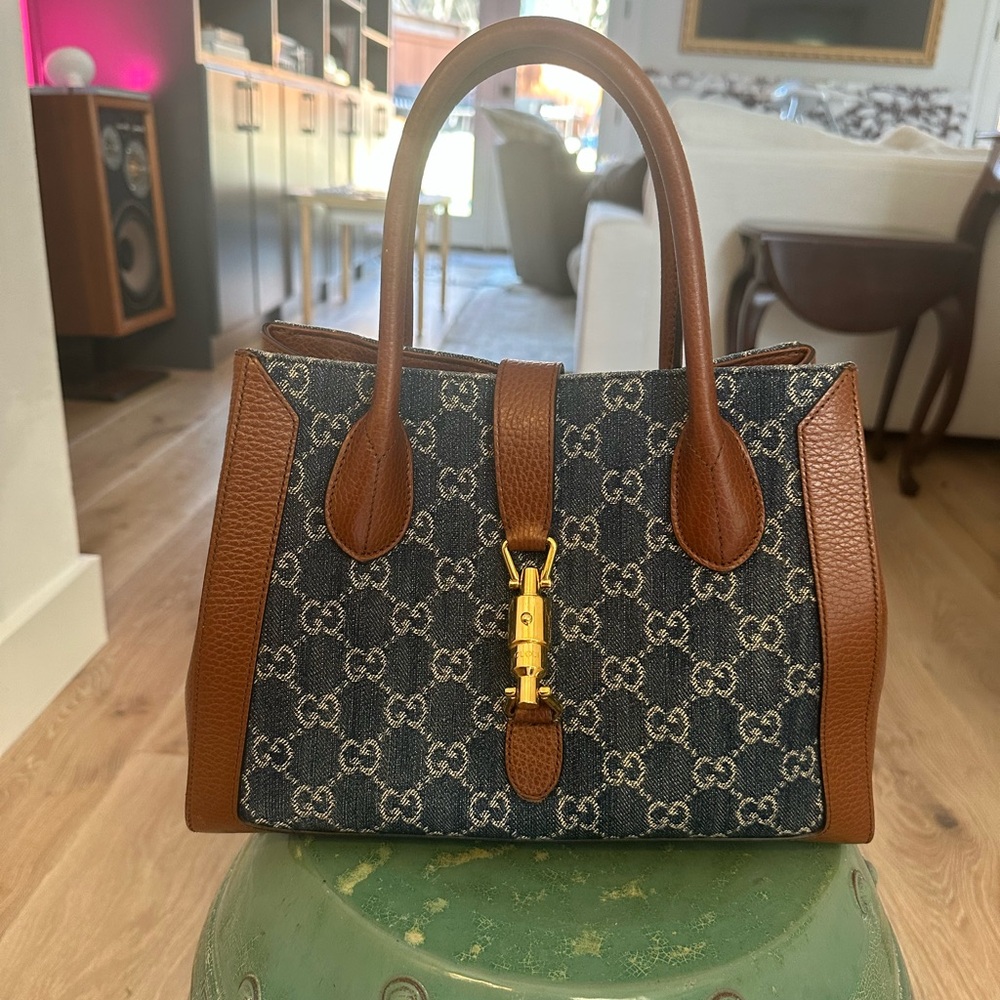 Gucci Brown and Blue Women's Bag